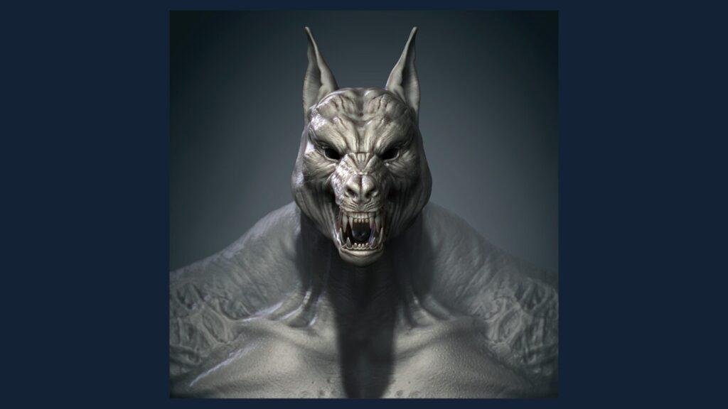 Baruk the Werewolf - rigged and animated 3D creature model for Unity and Unreal Engine
