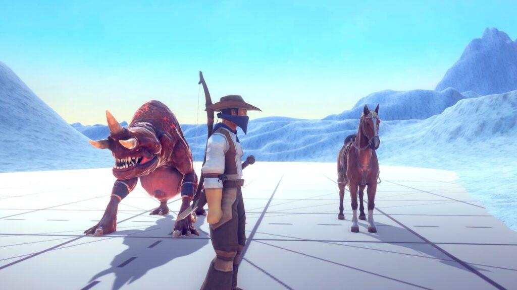 Horned Monster - rigged and animated 3D creature model for Unity and Unreal Engine
