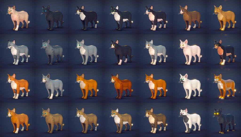 Milo the Cat (Poly Art) - rigged and animated 3D cat model for Unity and Unreal Engine