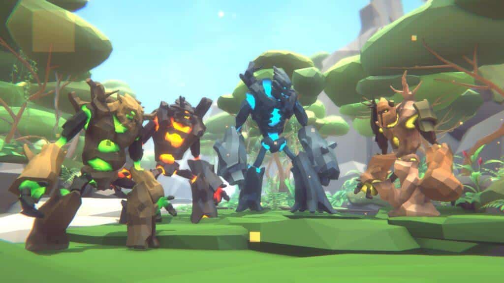 Poly Art: Forest Golems - rigged and animated 3D creature model for Unity and Unreal Engine